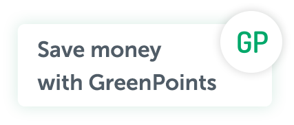 Save money with GreenPoints