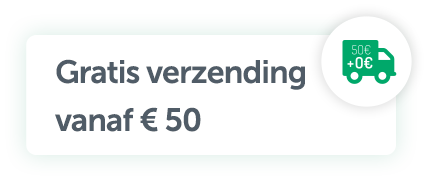 Gratis verzending vanaf € 50