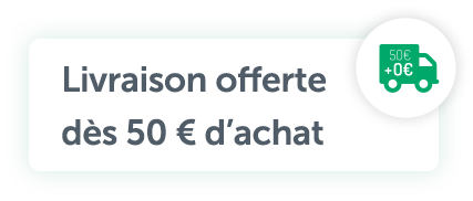 Livraison offerte dès 50 € d’achat