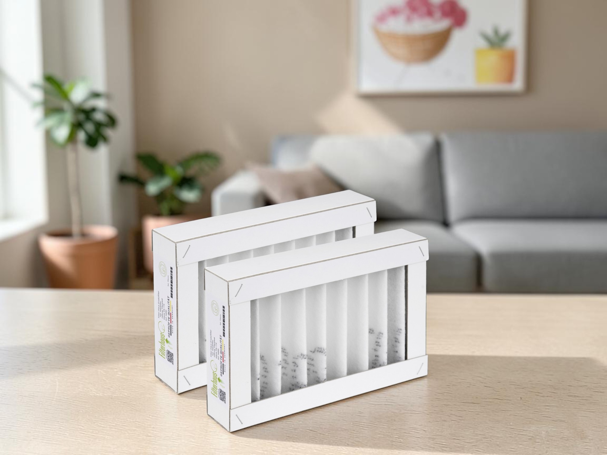 Filter passend für Zehnder ComfoAir 100 - 2er Set G4+F7
